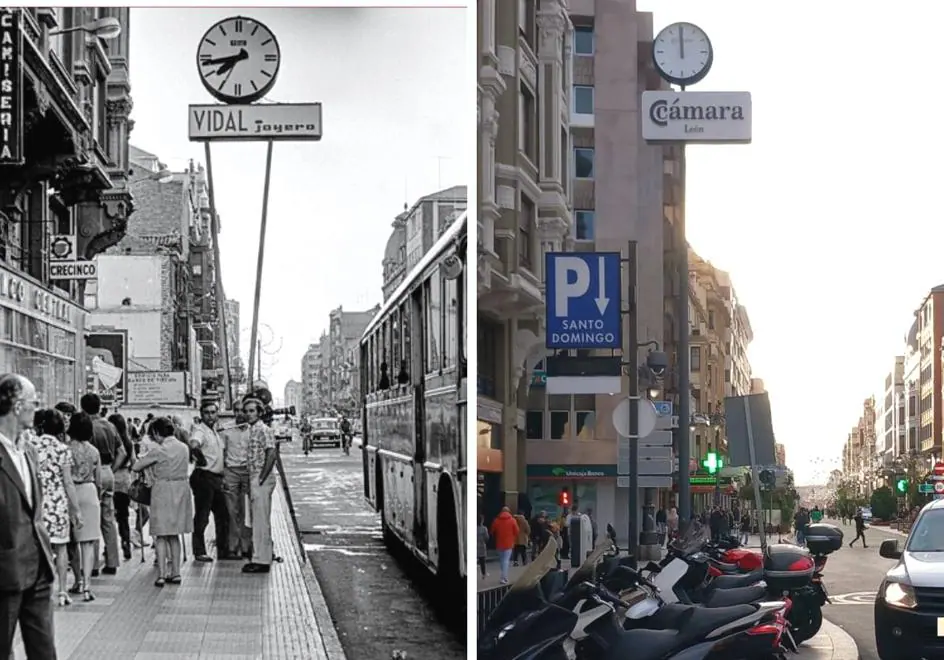 El nuevo reloj de St Domingo en 1971