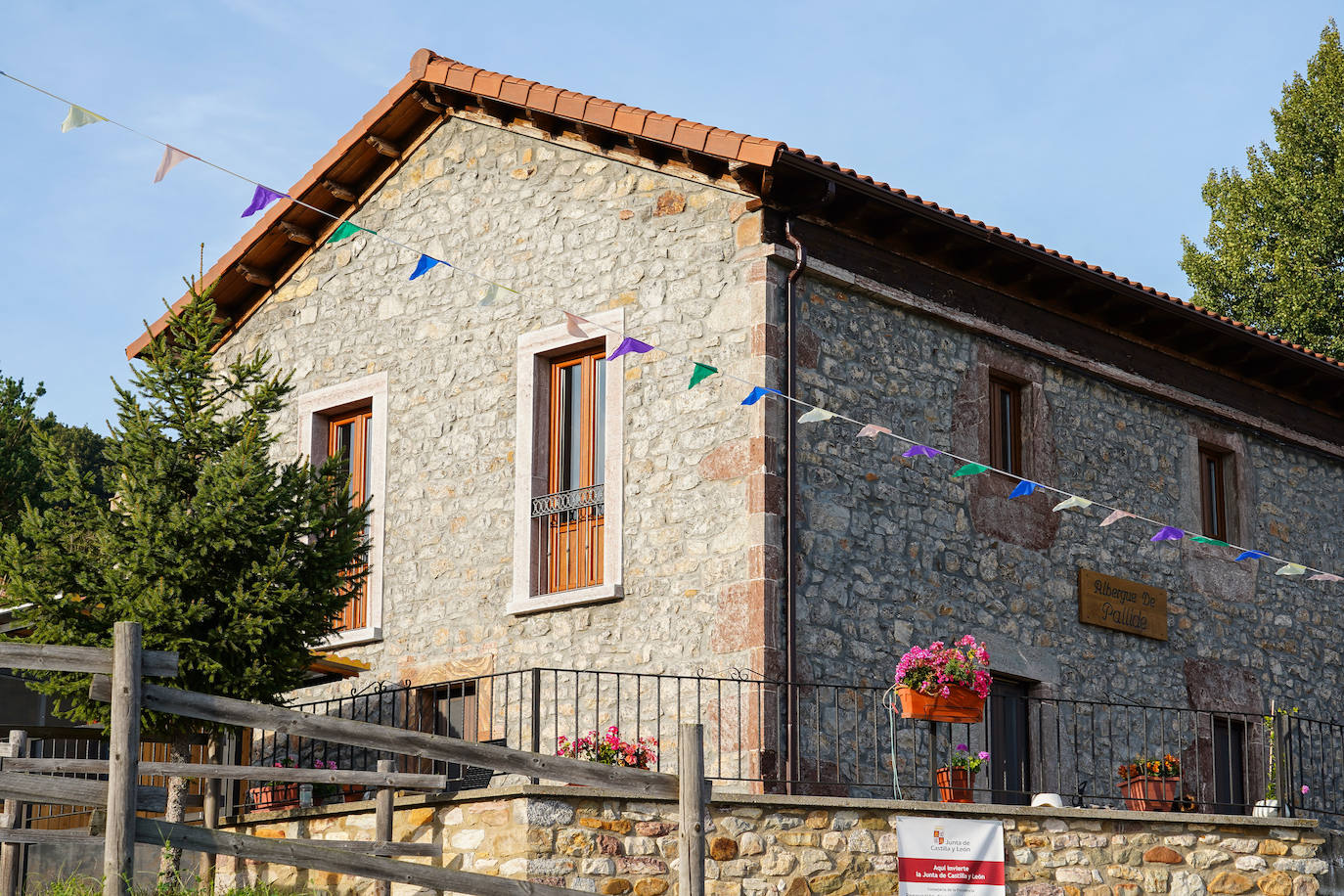 Albergue de Pallide, en el municipio leonés de Reyero.
