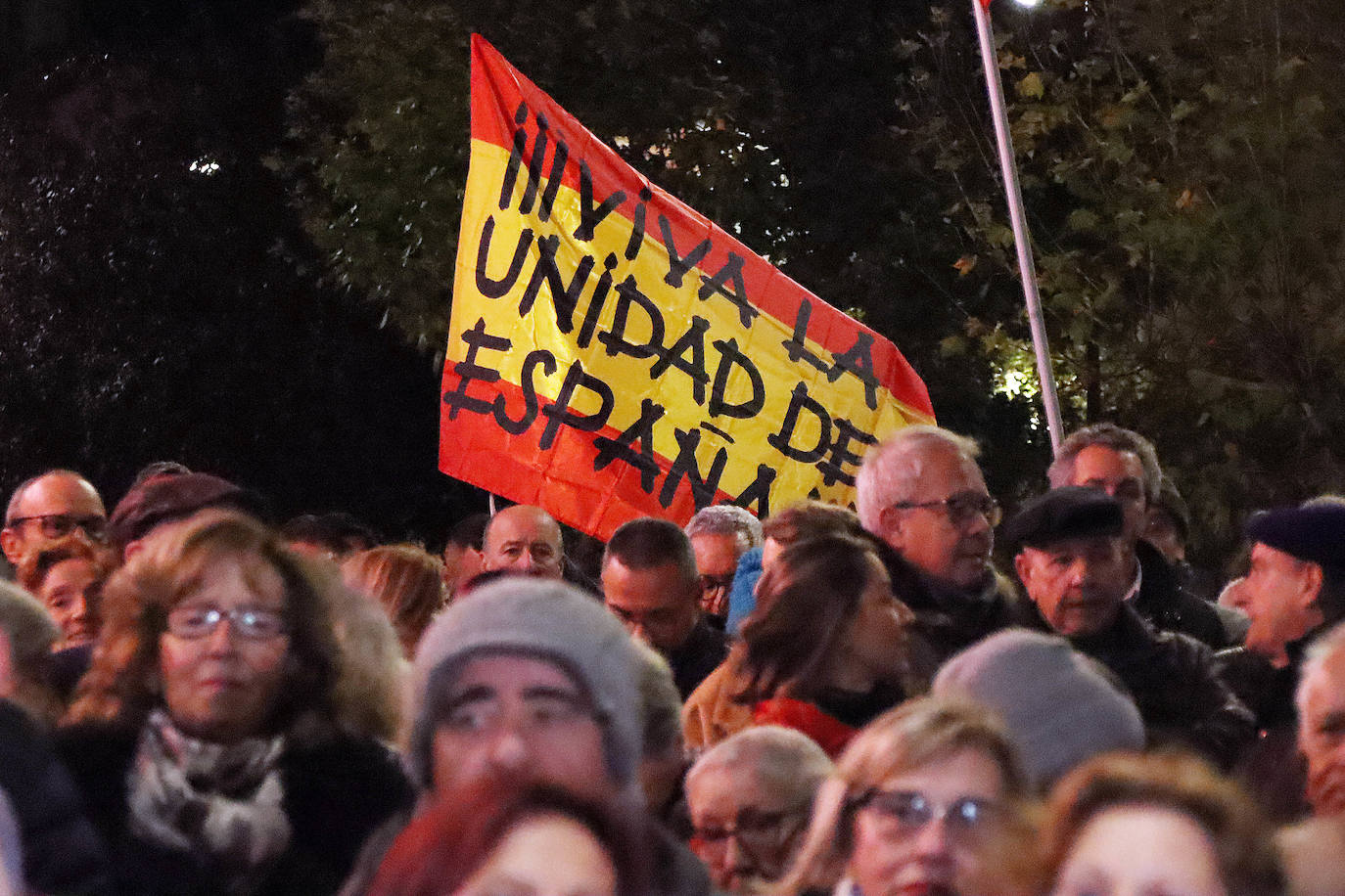 Concentración ante la sede del PSOE