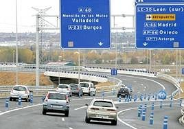 Tramo leonés de la autovía A-60.