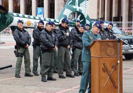 Servicio Aéreo de la Guardia Civil de León en el 50 aniversario.