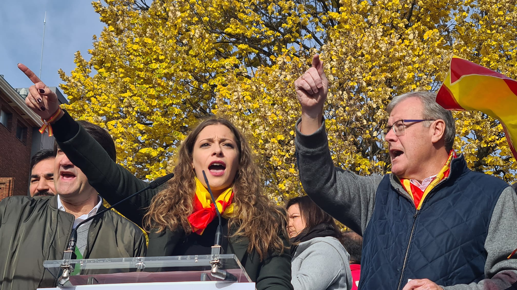 Concentración contra la amnistía en León