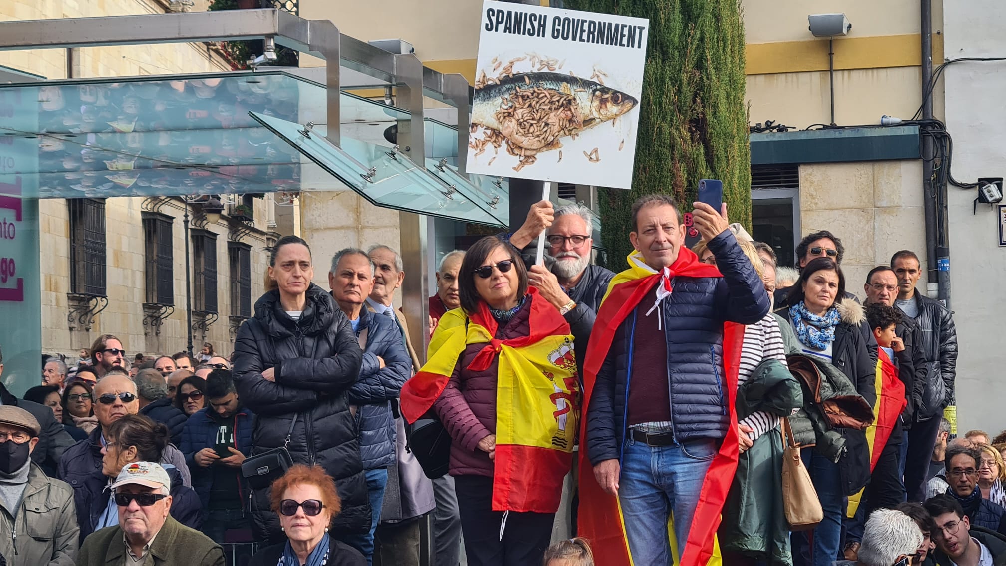 Concentración contra la amnistía en León