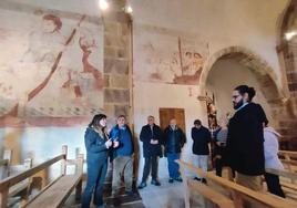 Pinturas murales de la iglesia de San Vicente, en Torre de Babia