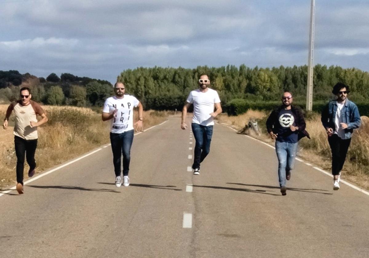 Nacho Méndez, Ulpi Fernández, Pablo Rubio, Oscar Morán y Luis Miguel Maestro forman Pandorado.