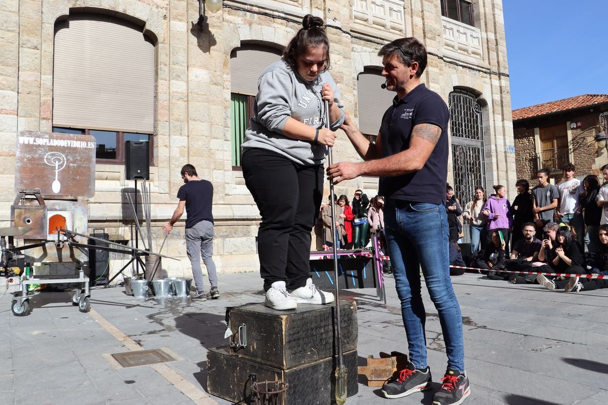 Demotración de soplado de vidrio en León