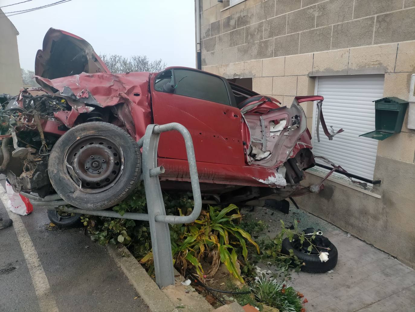 Accidente en Pajares de los Oteros