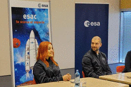 Pablo Álvarez y Sara García han vivido su año más mediático tras ser nombrados astronauta y astronauta en la reserva.
