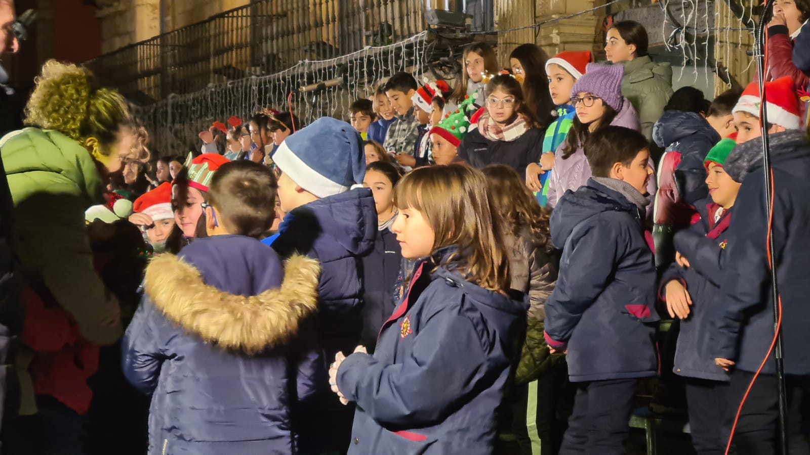 Inaugurado el alumbrado navideño de León