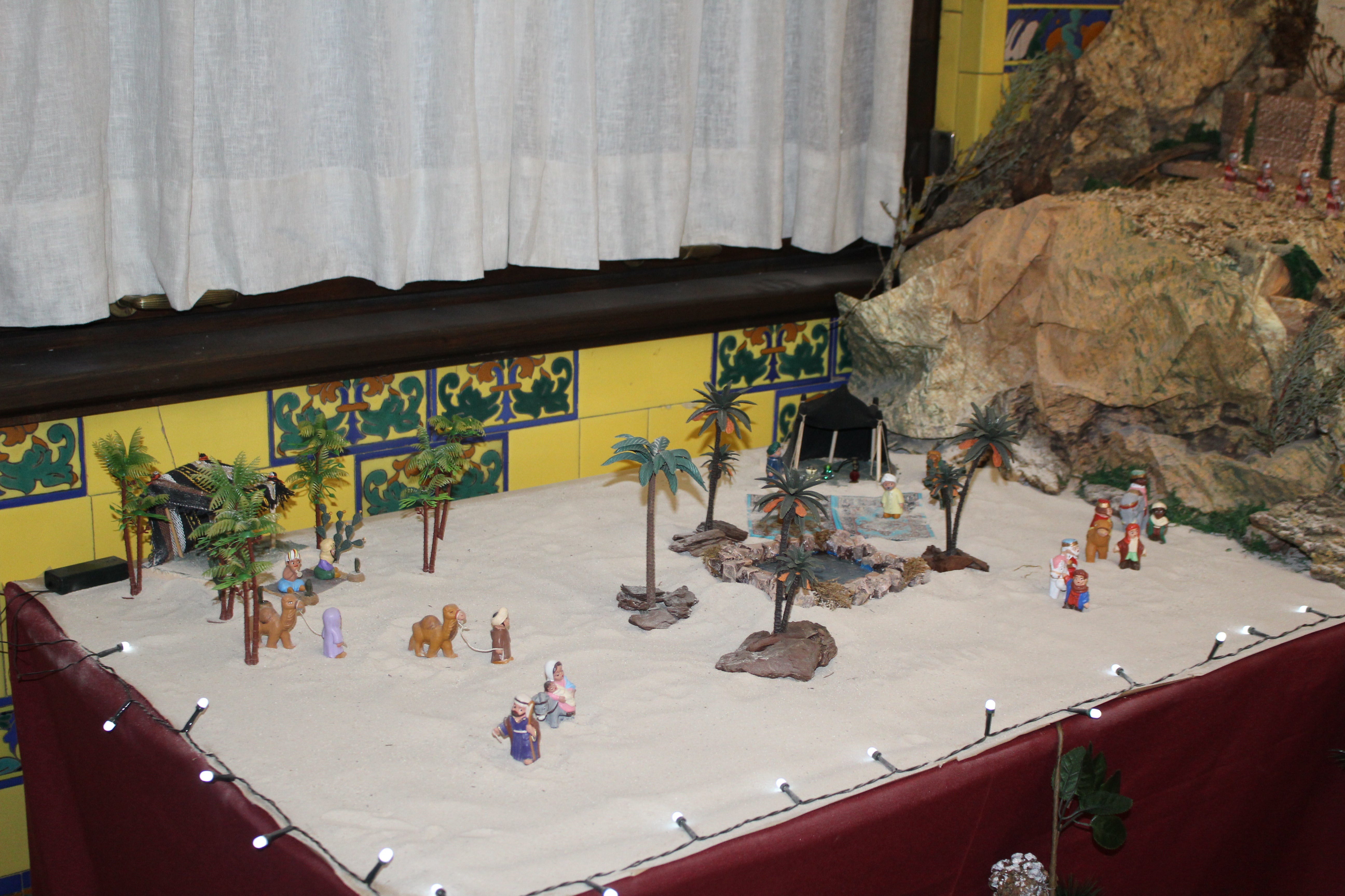 Figuras del Belén de artesanía de Alborox.