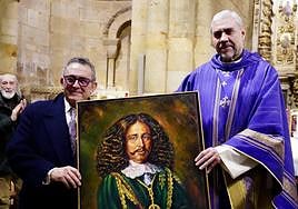 Donación de dos cuadros a la parroquia del Mercado