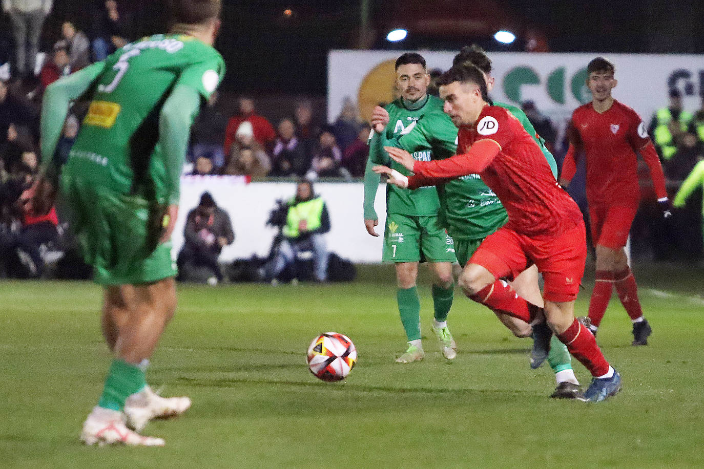 Las mejores imágenes del Atlético Astorga-Sevilla de Copa del Rey