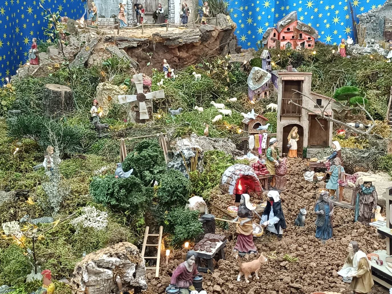 Belén navideño en Villamanín