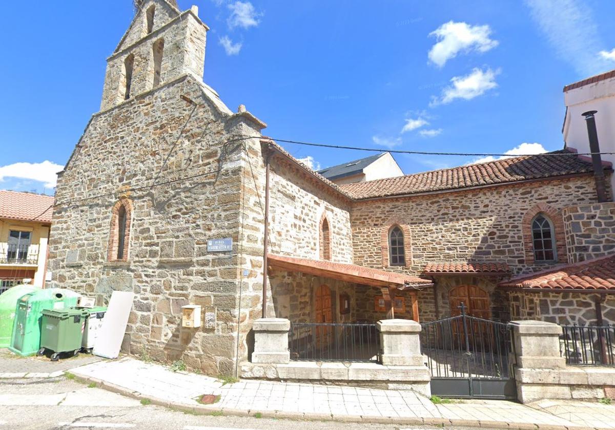 Iglesia de La Magdalena donde se ofició el funeral.