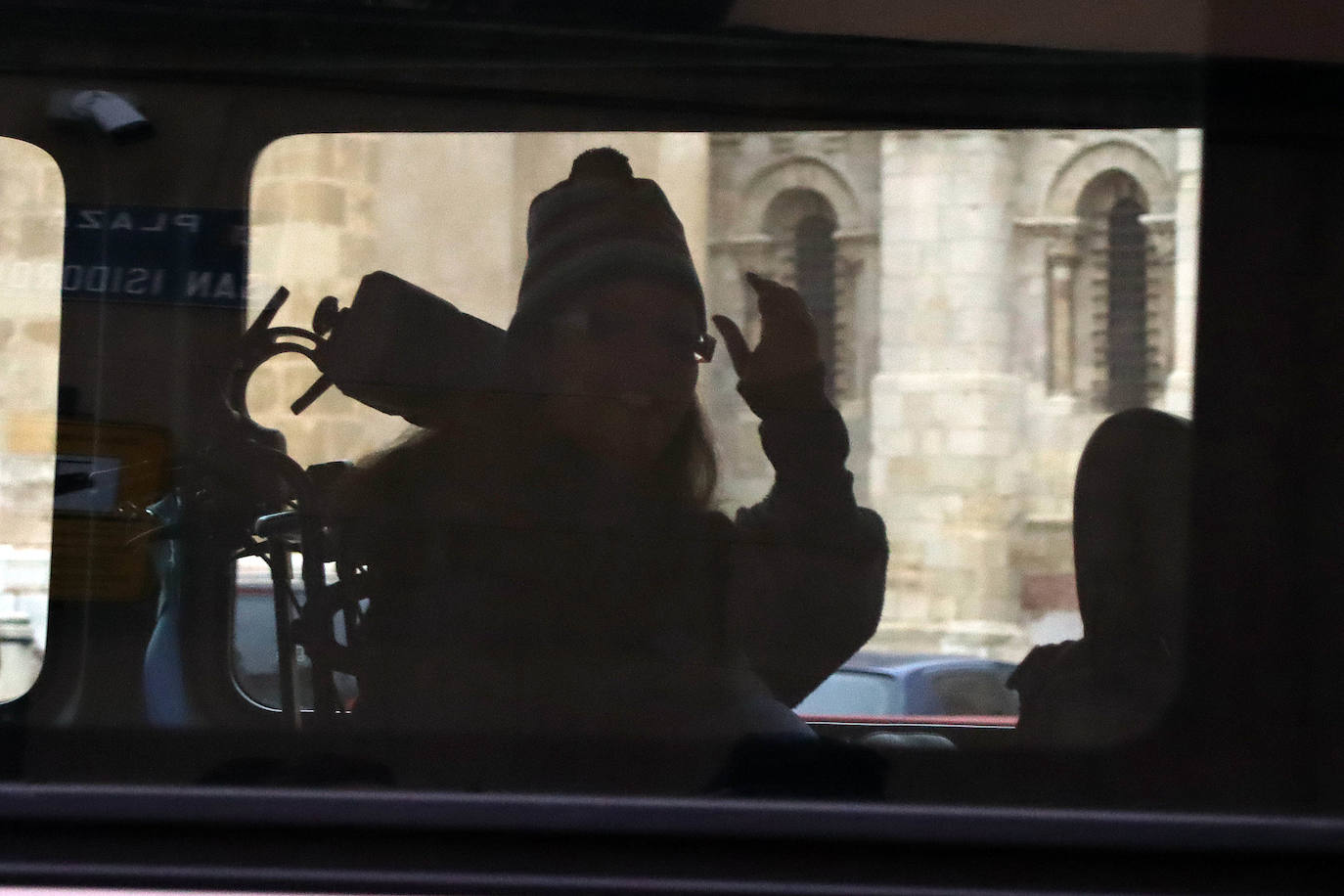 Llegada de la víctima, Raquel Díaz, a la Audiencia Provincial