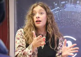 La presidenta del PP de León, Ester Muñoz, en una entrevista con leonoticias.