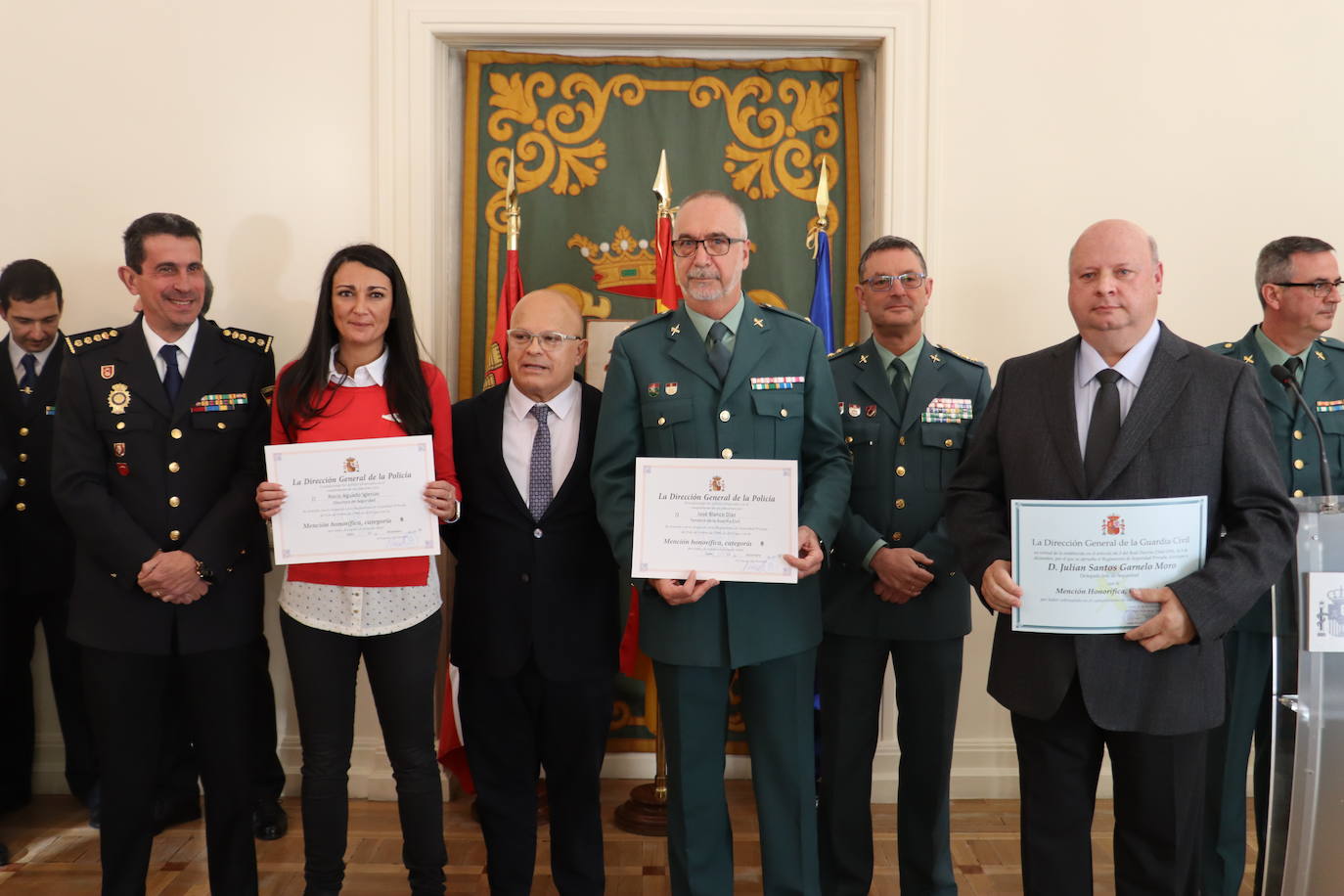 Menciones honoríficas a la seguridad privada leonesa