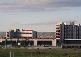 El Hospital de León durante la pandemia.