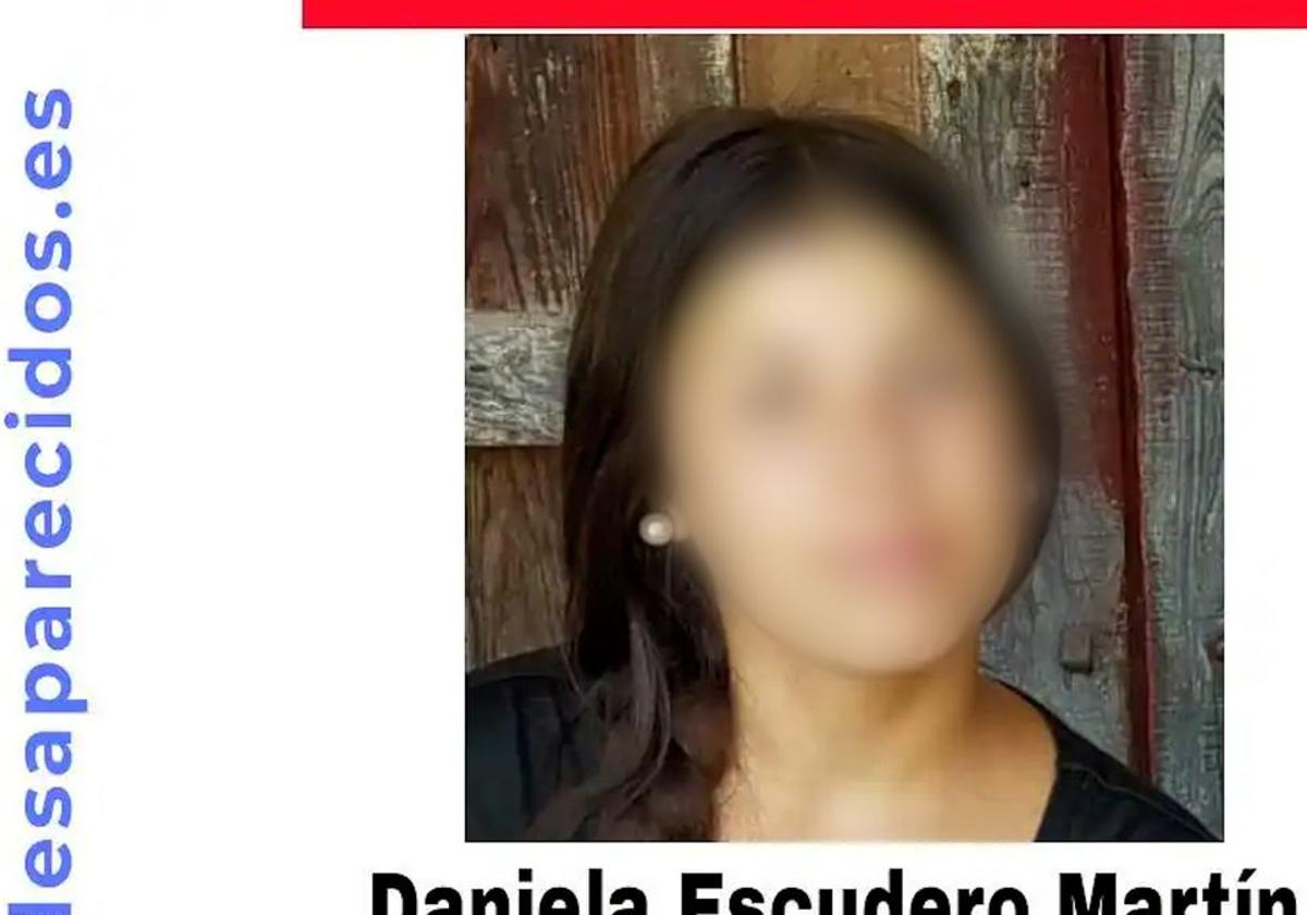 Daniela Escudero, menor desaparecida en Villaquilambre.