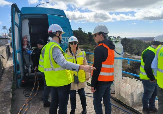 Finalizan las obras en la presa de Villameca que dan mayor seguridad