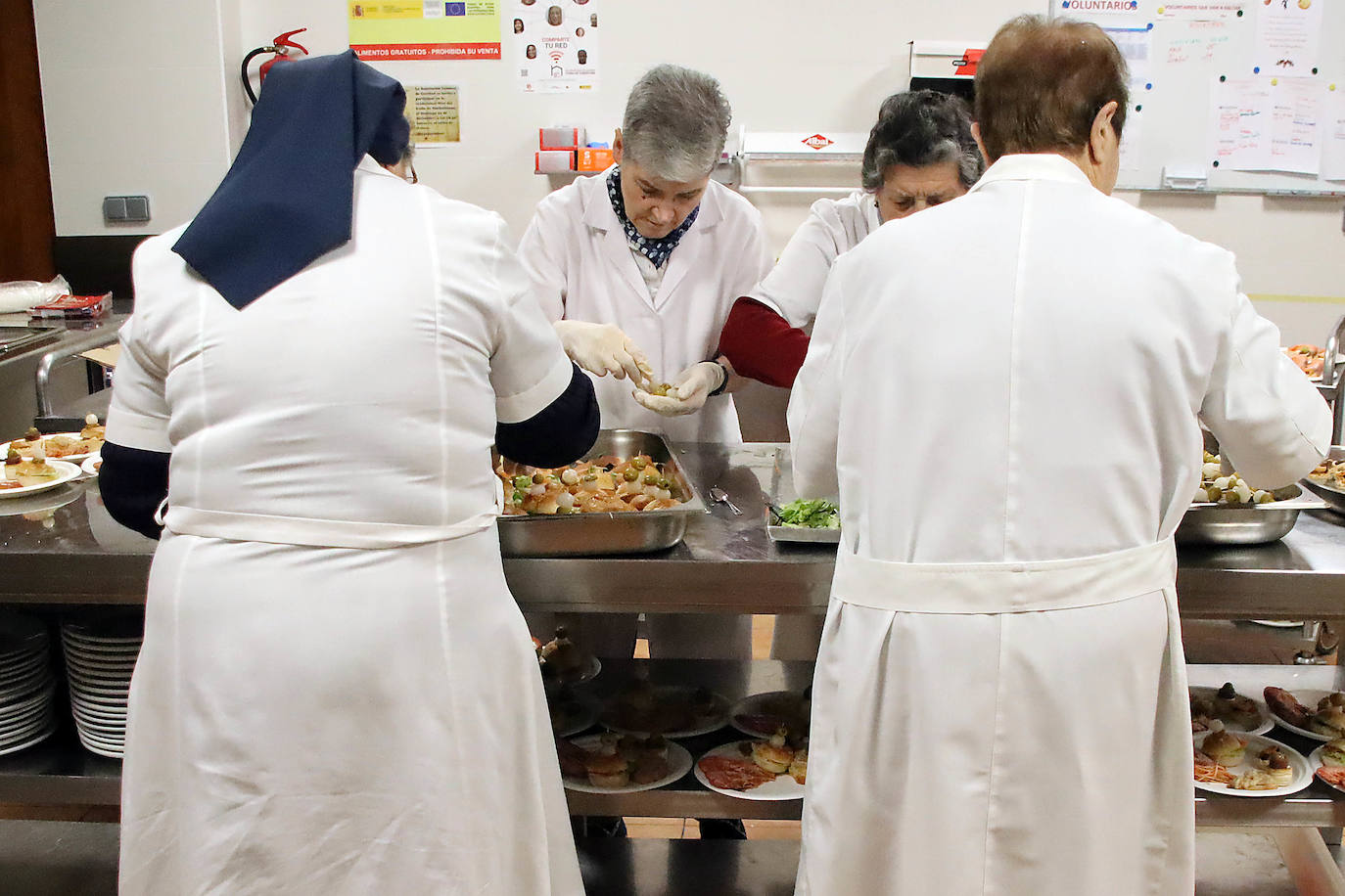 Menús navideños en la Asociación Leonesa de Caridad