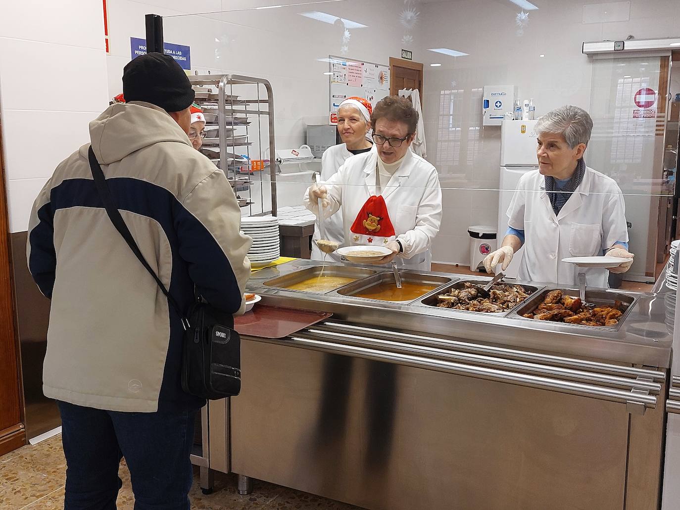 Menús navideños en la Asociación Leonesa de Caridad