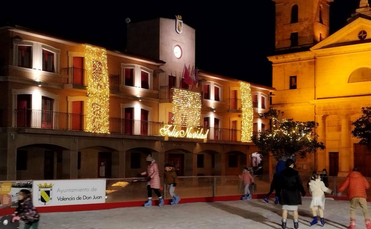 Pista de hielo de Valencia de Don Juan.