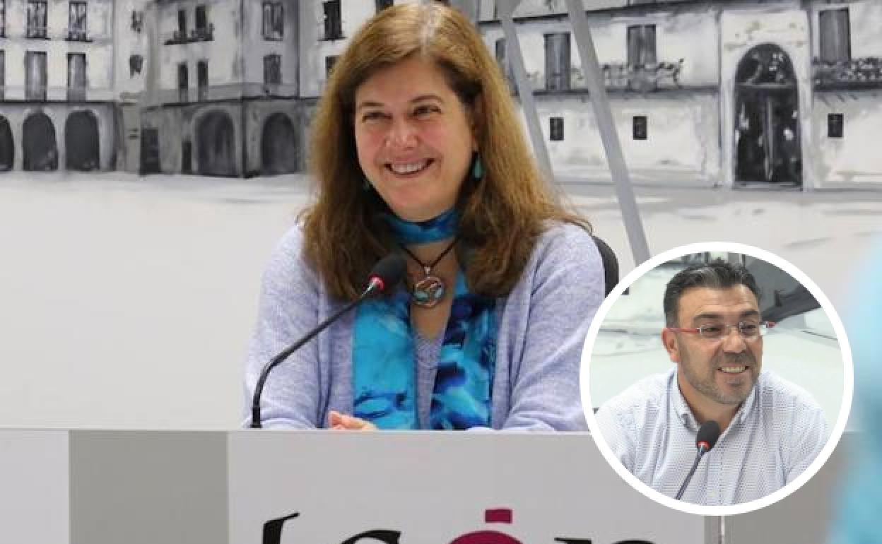 Margarita Torres y Pedro Llamas, concejales del PP en el Ayuntamiento de León, podrían disputarse la candidatura municipal.