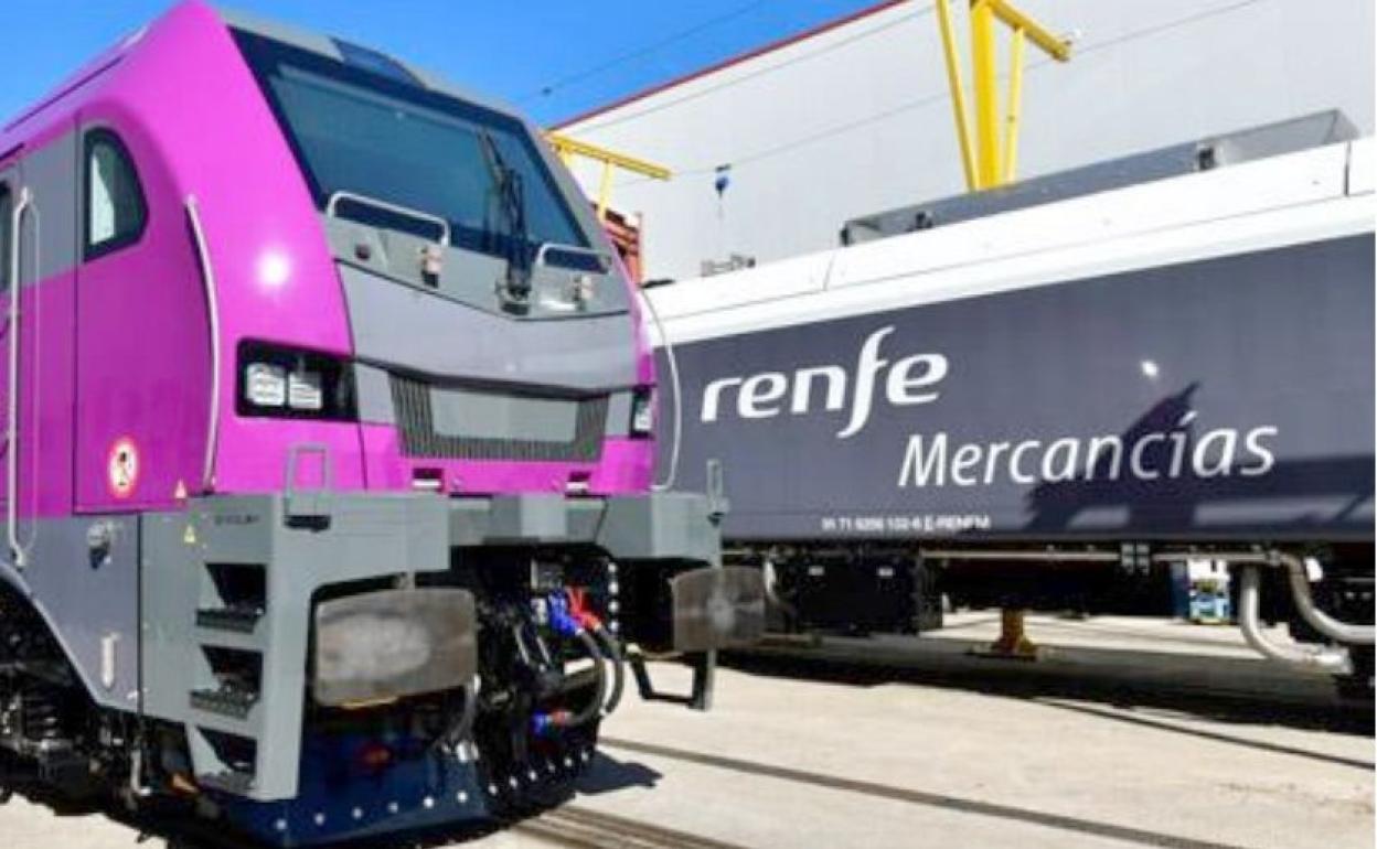 Renfe incorpora seis locomotoras de mercancías EURO6000 para la Variante de Pajares. 