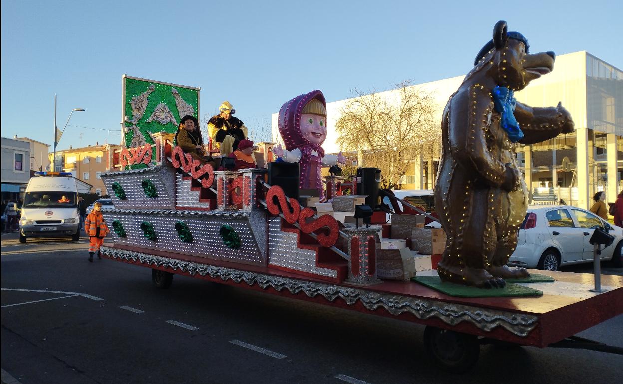 La Cabalgata de Reyes de SAn Andrés que este año partía a las 17.00 horas de la Casa de Cultura de Pinilla.