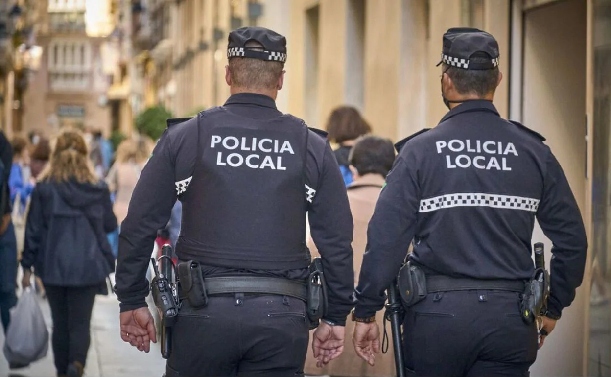 Agentes de la Policía Local de Ponferrada.