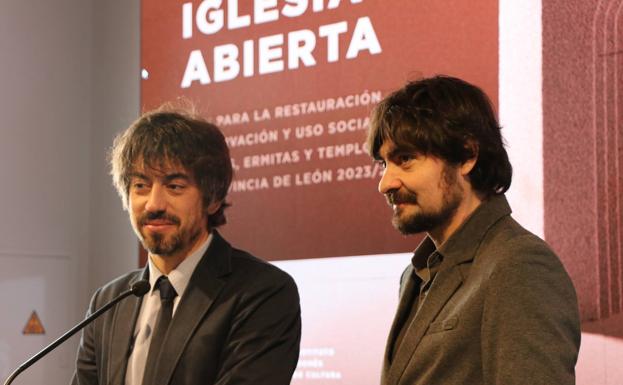 Galería. Pablo López Presa y Emilio Gancedo durante la presentación de la iniciativa.