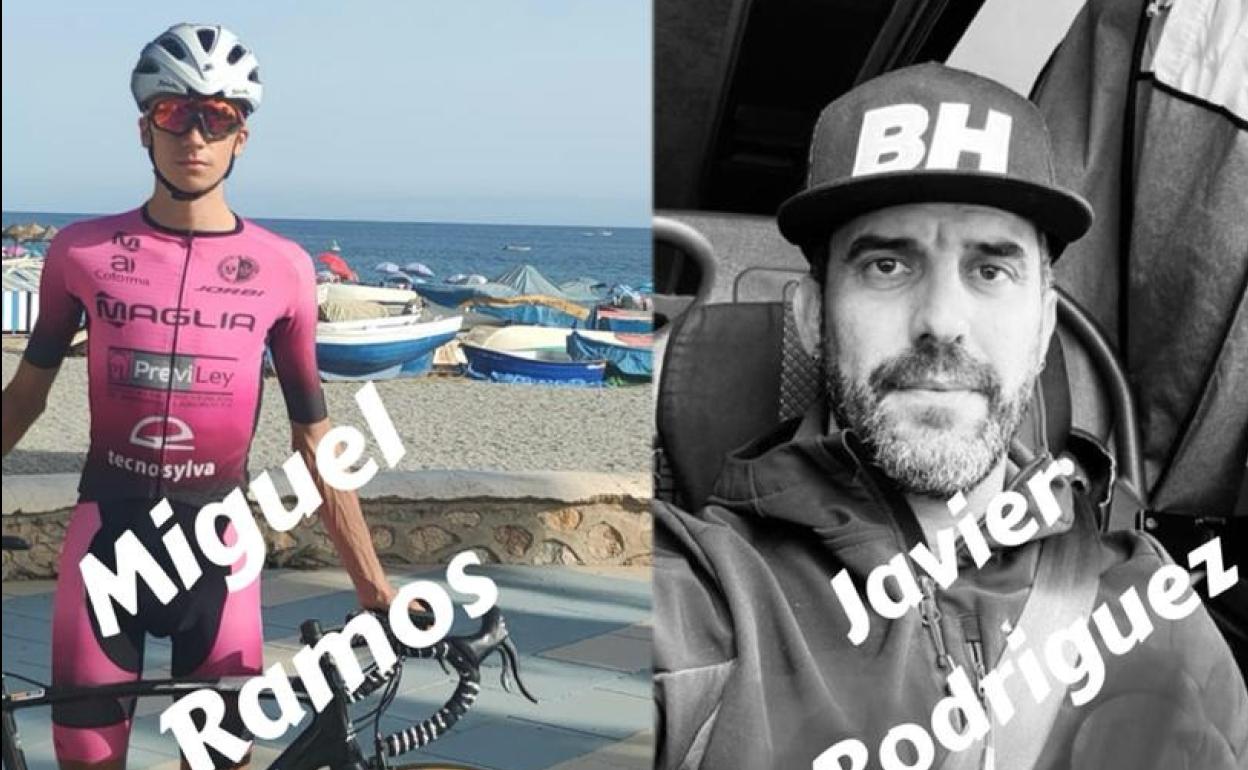 Imagen de las dos incorporaciones del equipo ciclista.