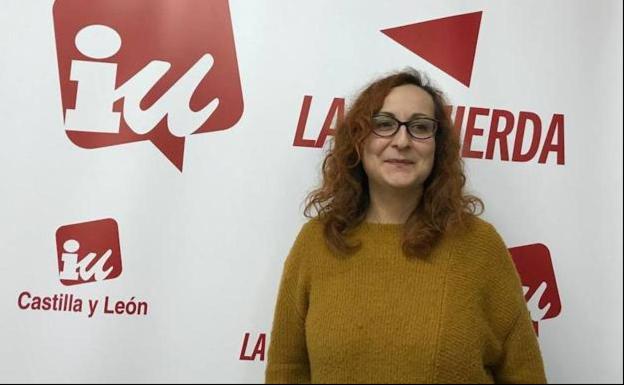 Carmen Franganillo, candidata a la alcaldía de León por Izquierda Unida.