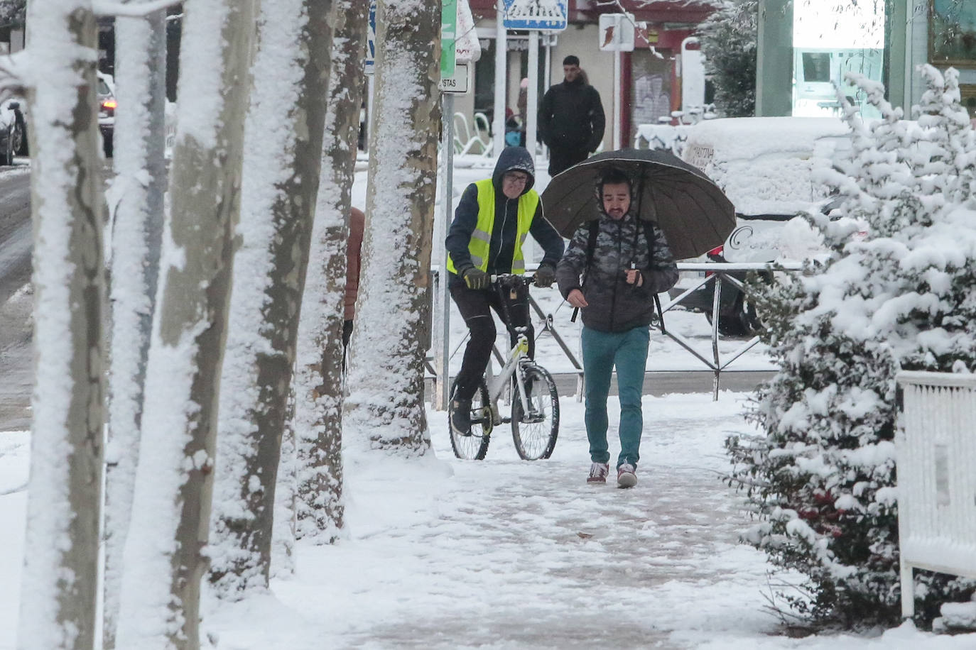 Fotos: Nieve en la capital leonesa