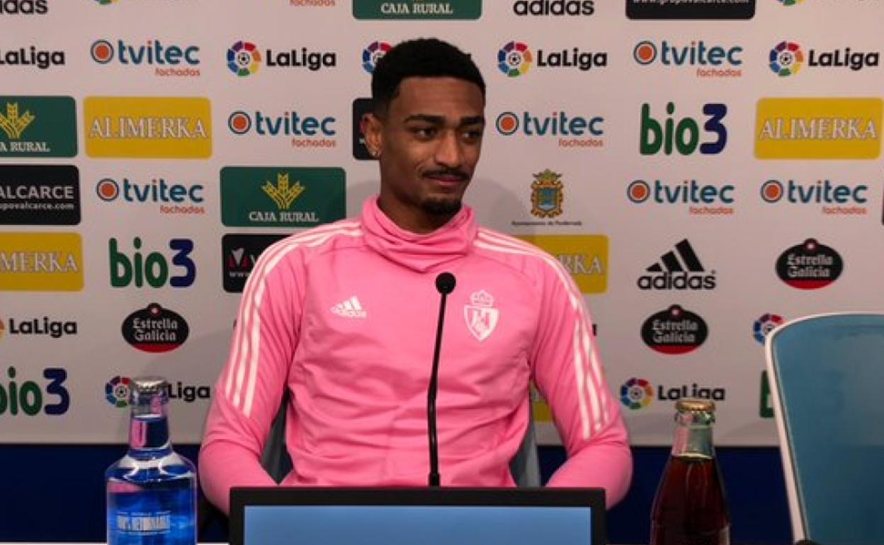 Derik, en sala de prensa.