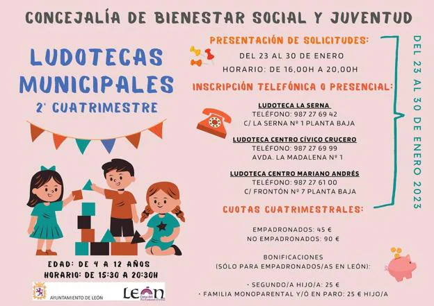 IGUALDAD Ludoteca y pulseras identificativas para menores en San Isidro  2023 - Ayuntamiento de Mula