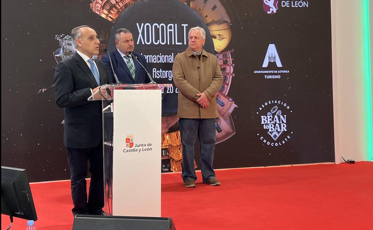 Juan José Alonso Perandones durante la presentación del Salón Internacional del Chocolate. 