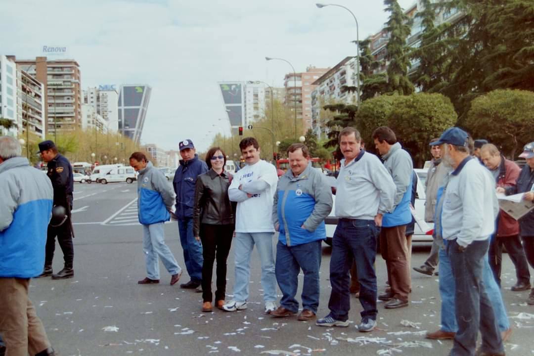 Durante seis meses los trabajadores vivieron frente al Ministerio de Economía. 