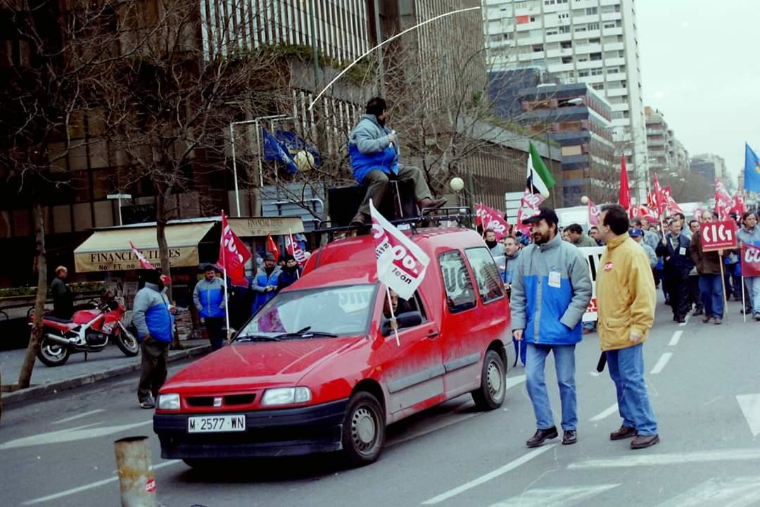 Durante seis meses los trabajadores vivieron frente al Ministerio de Economía. 