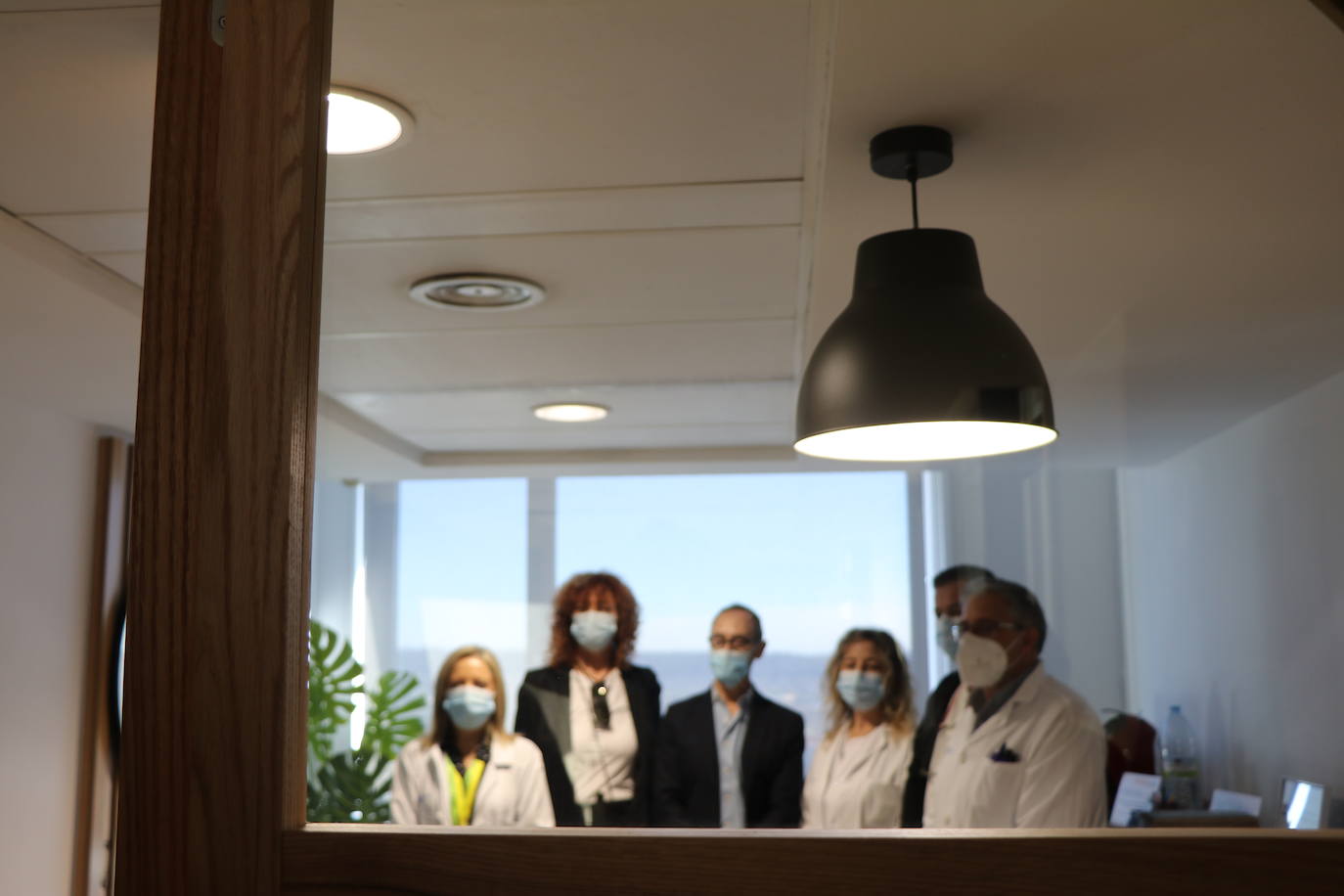 Las nuevas salas de repiro para familiares en la planta de Hematología del Hospital de León.