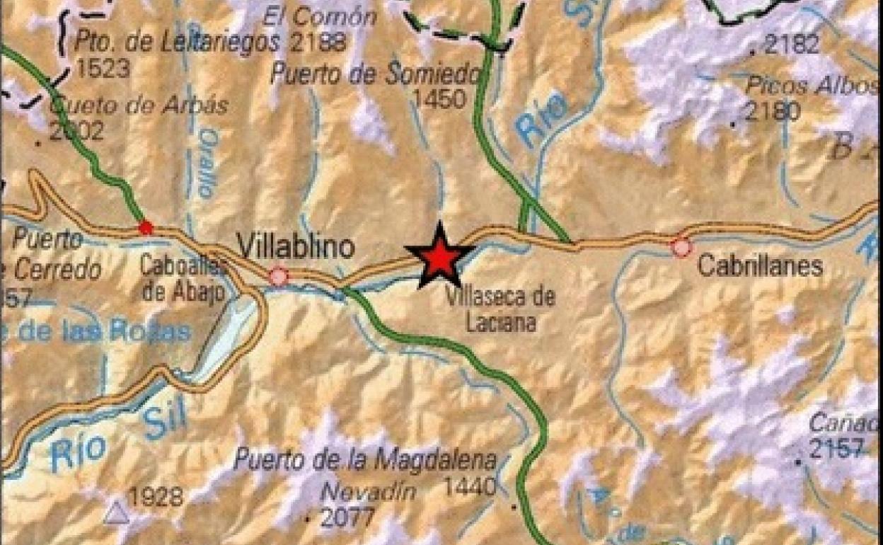 El terremoto tuvo lugar cerca de Villaseca de Laciana.