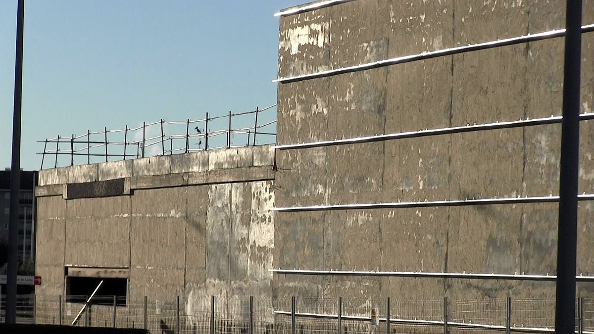 Avanzan las obras en el Conservatorio de Música de la ciudad de León. 