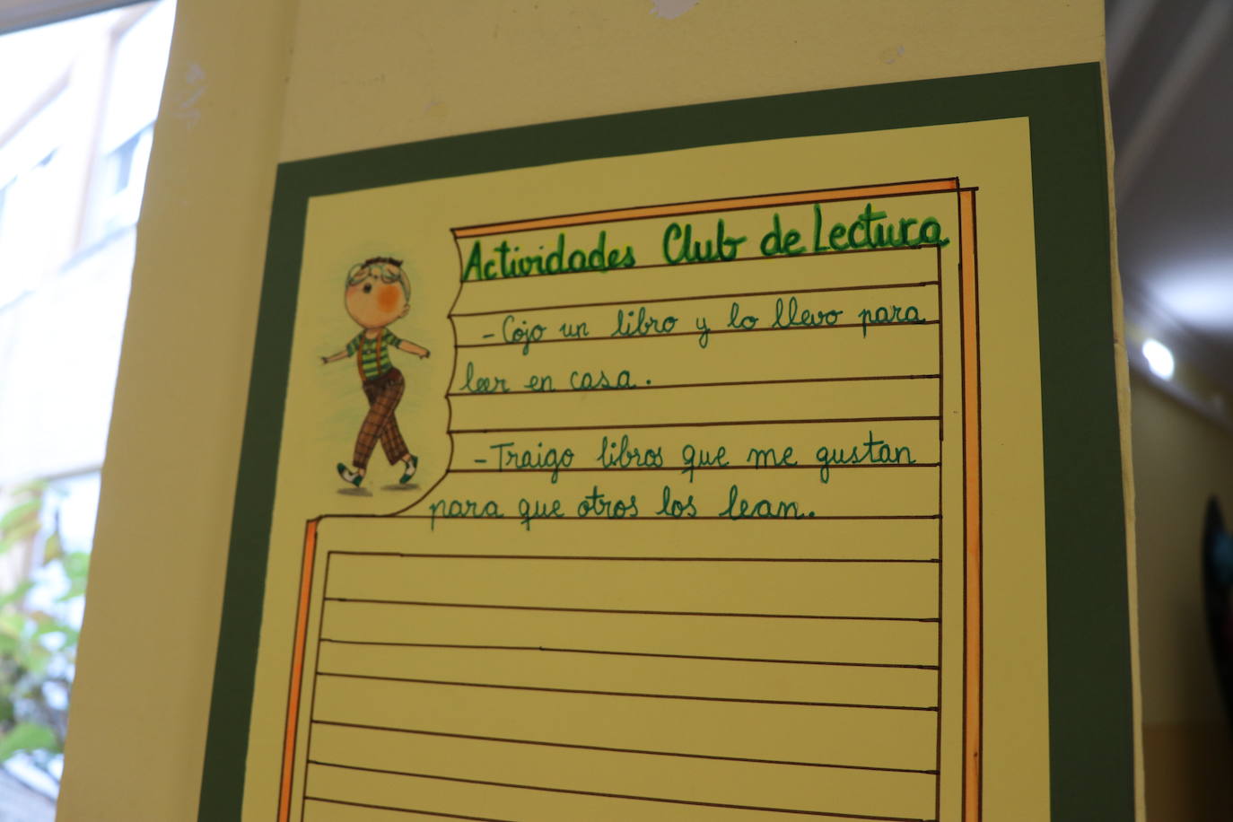 El 'Club del libro libre' del colegio Antonio González de Lama.