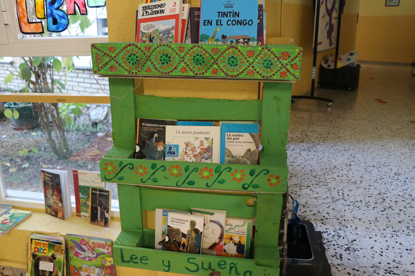 El 'Club del libro libre' del colegio Antonio González de Lama.