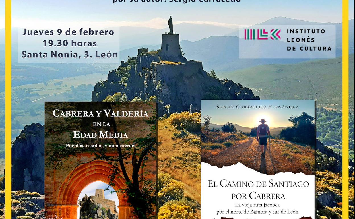 Cartel de la presentación del libro.