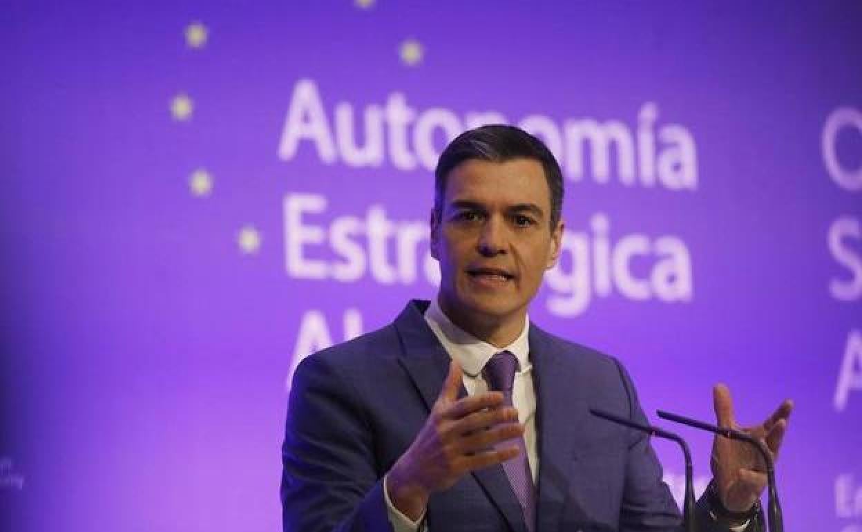 El presidente del Gobierno, Pedro Sánchez