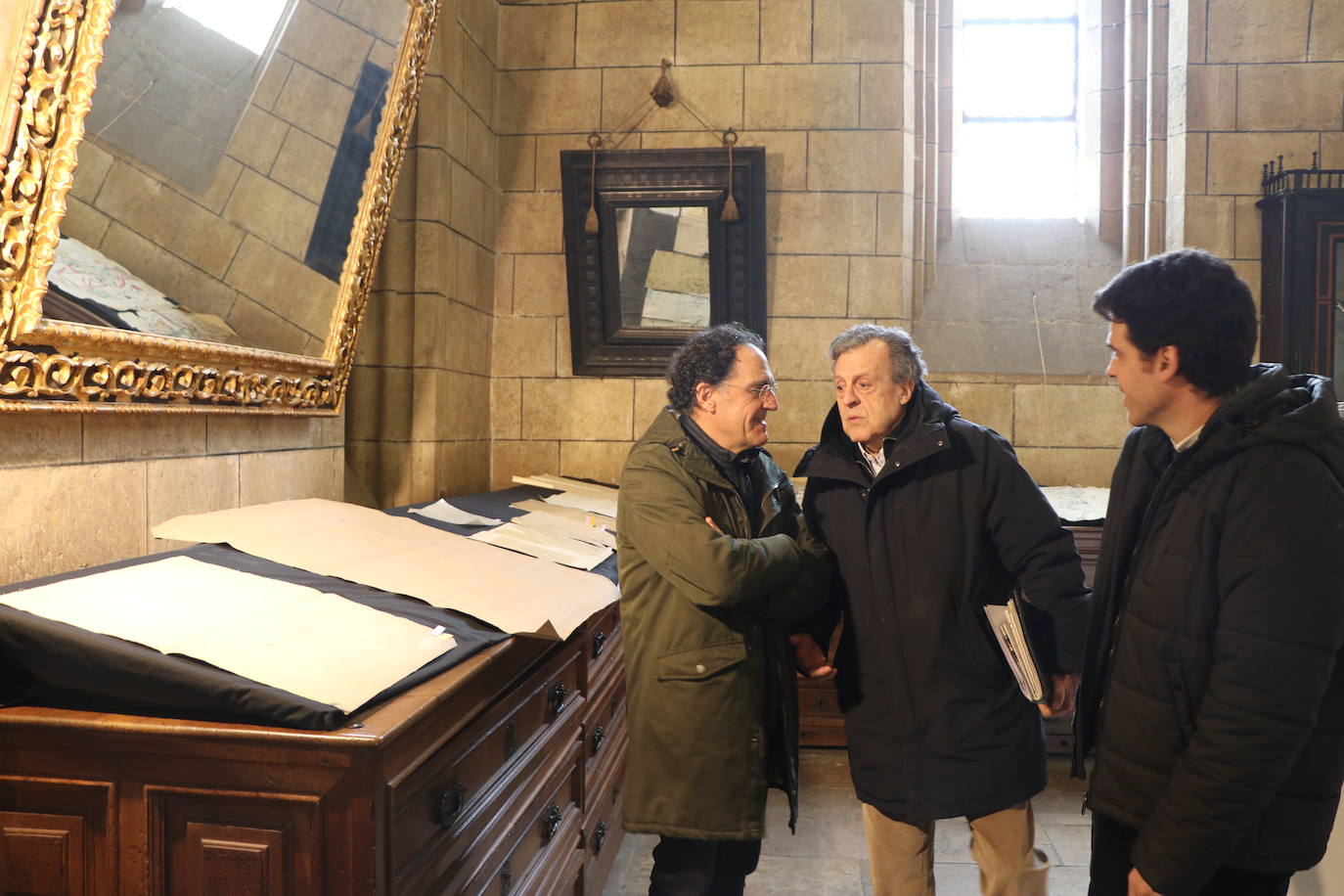 Recepción del legado de José María Muñiz Sánchez a la catedral de León