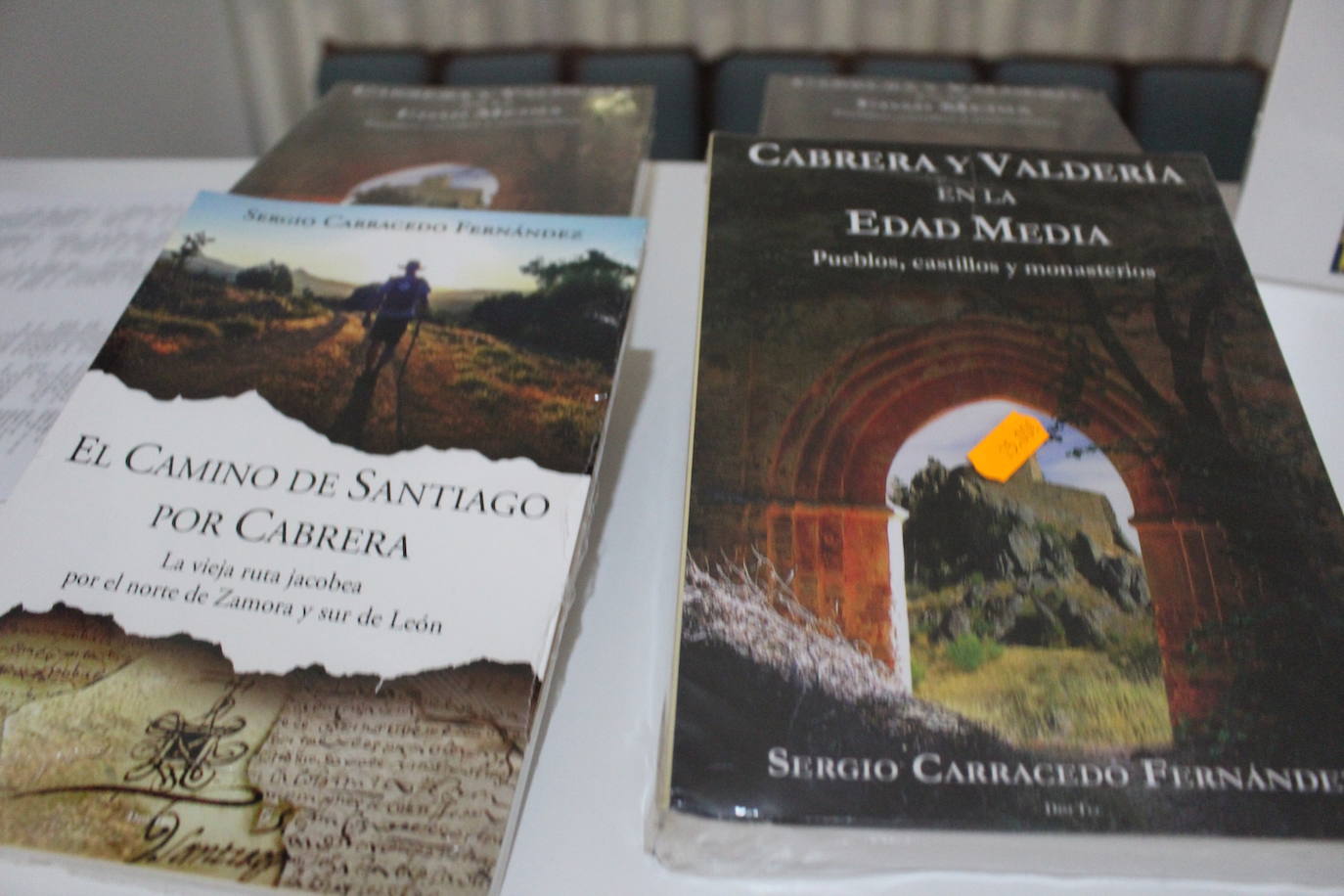 Presentación de los libros de Sergio Carracedo, 'Cabrera y Valdería en la Edad Media' y 'El Camino de Santiago por Cabrera'. 