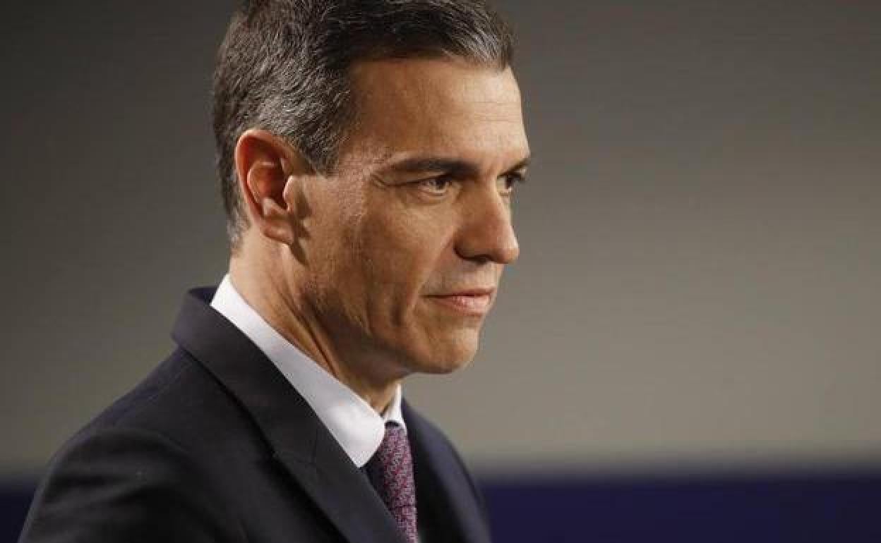 El presidente del Gobierno, Pedro Sánchez, ayer en Bruselas